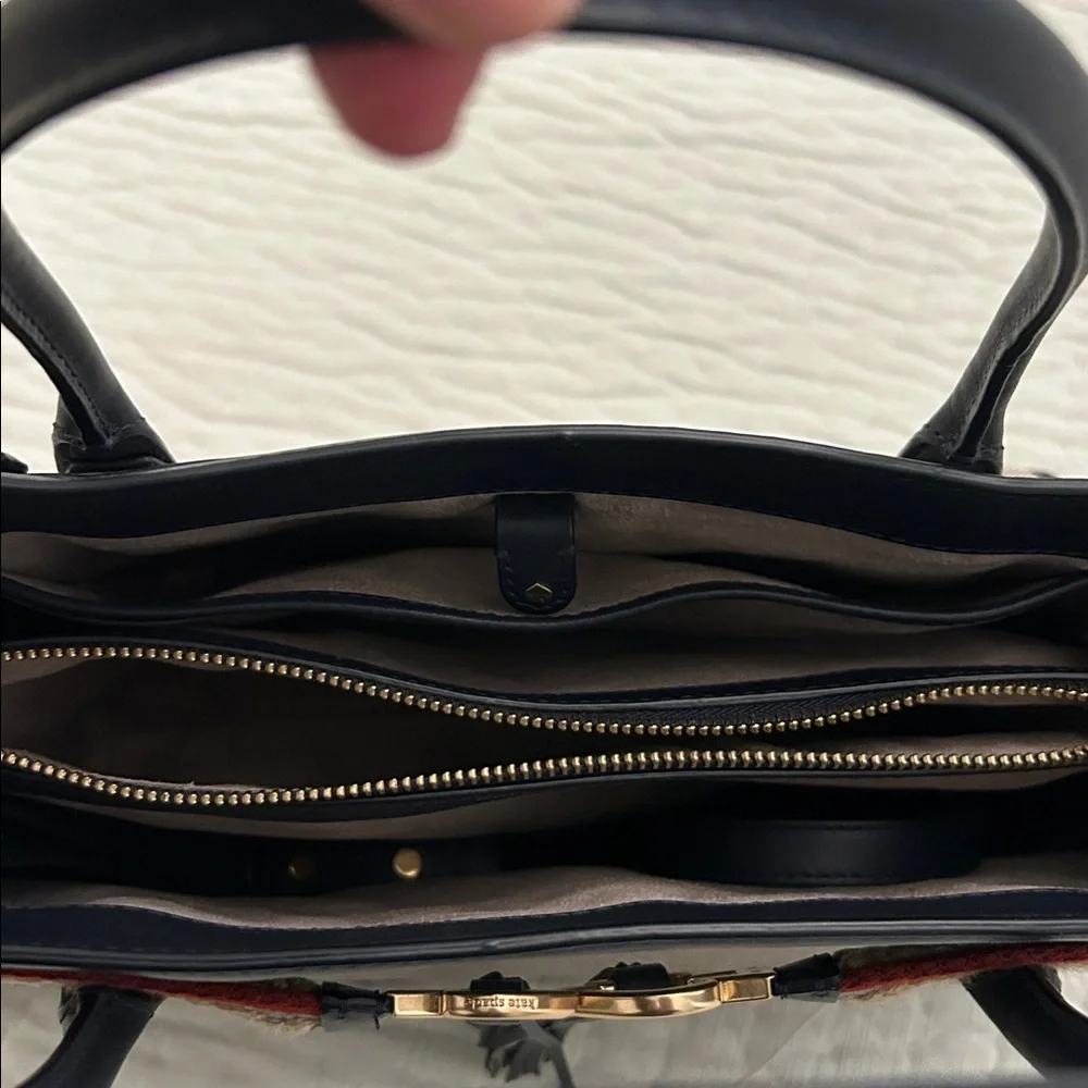 Kate Spade purse in fabric and leather - Picture 5 of 7